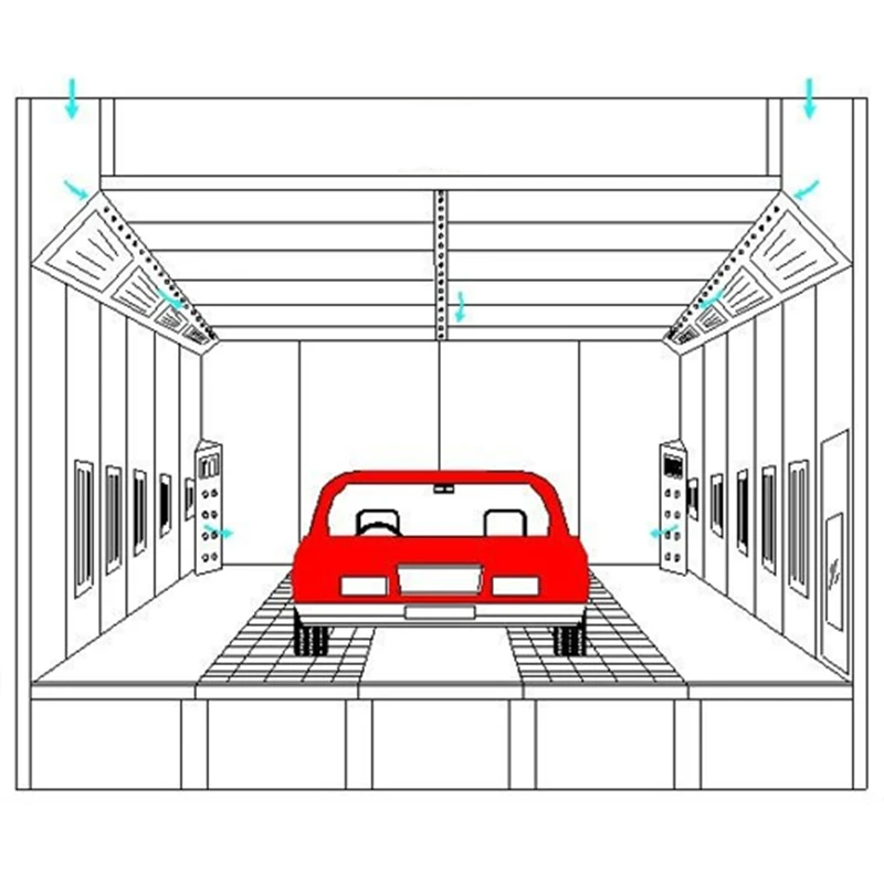 Paint Oven Vehicle Baking Room Spray Booth