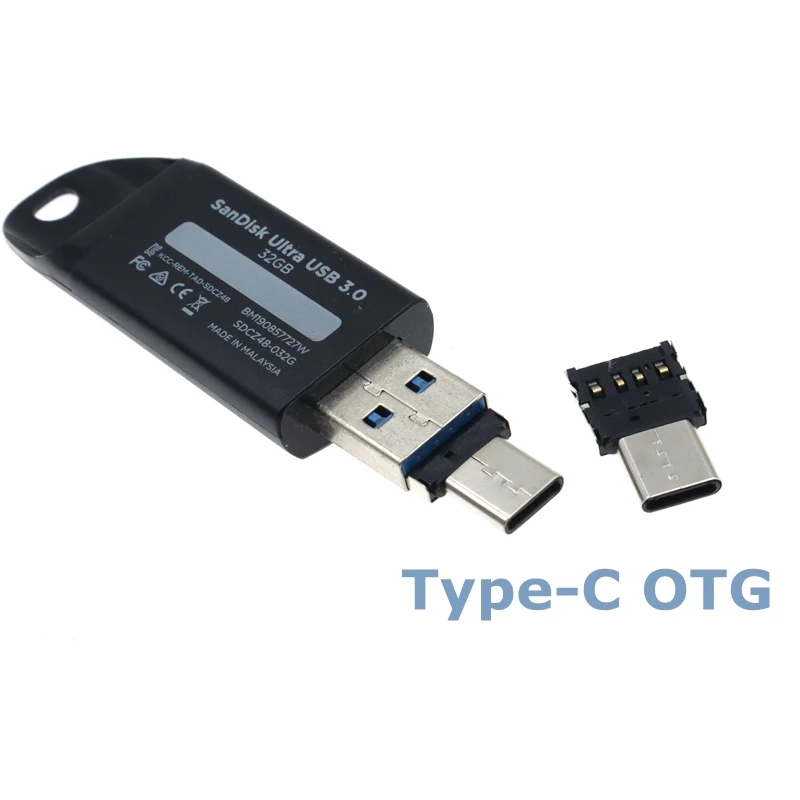 Portable OTG  Type C Adapter USB-C Male to USB 2.0 Female Data Connector for Macbook Samsung Xiaomi Huawei Android Phone