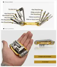 Bike repair kit with tools and screwdriver #6