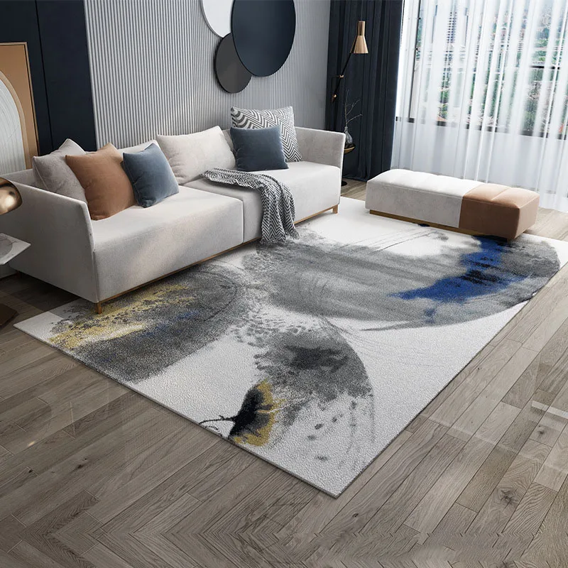 Abstract Art Rugs Carpet for Home Living Room Modern Sofa Tea Table Area Rug Home Big Size Carpet Simple Bedside Mat Decoration