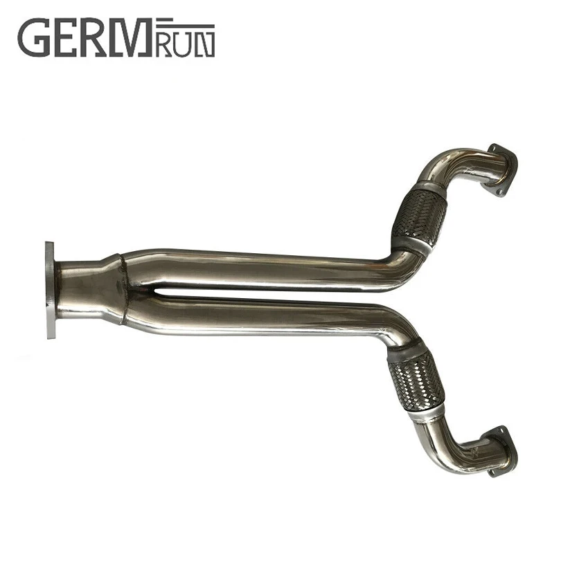 SS Exhaust Header Y Pipe Fits 03-06 Nis*san 350Z Track/Touring Coupe 2D V6 VQ35DE