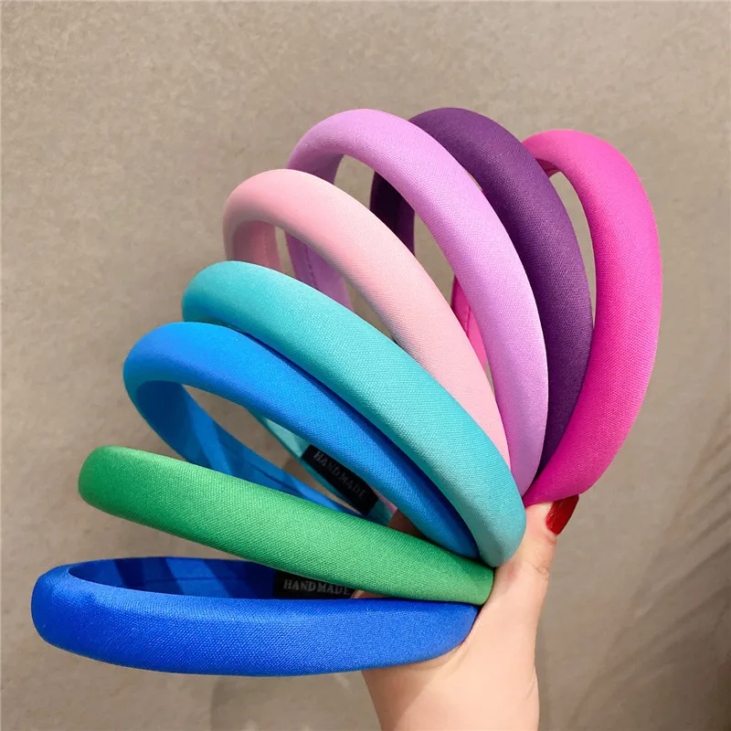 

Colorful Sponge Thin Hairbands Headbands Ornament Accessories For Women Hair Accessories Wholesale