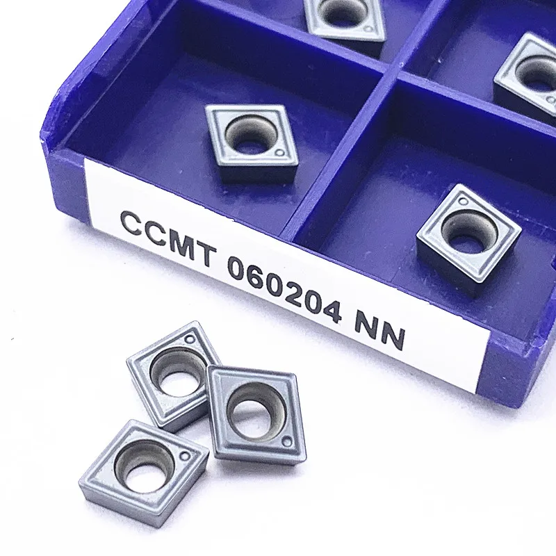 10PCS CCMT060204 NN LT10 Inner Hole Turning Tool Carbide Insert ccmt 060204 CNC Machining