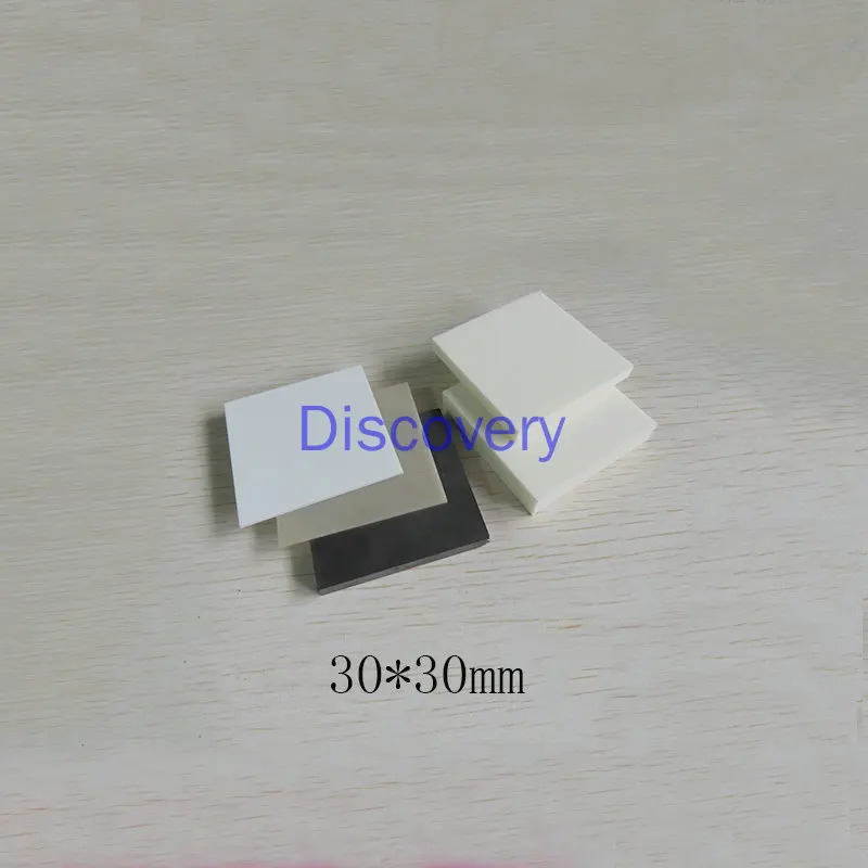 Alumina 30x30mm Aluminum Nitride/silicon Carbide Ceramic Sheet High Thermal Insulation Heat Dissipation