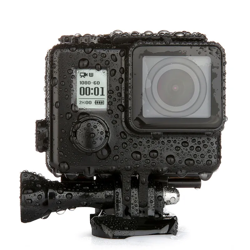 for GoPro Blackout Waterproof Housing Case GoPro Hero 4 3+ Underwater Housing 35M Under Water Diving Case Go pro Accessories