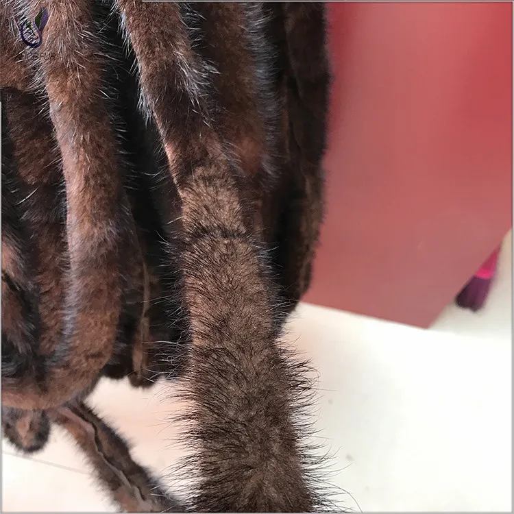 High quality natural mink fur strips real mink fur trimming genuine fur trim for garment shoes DIY use