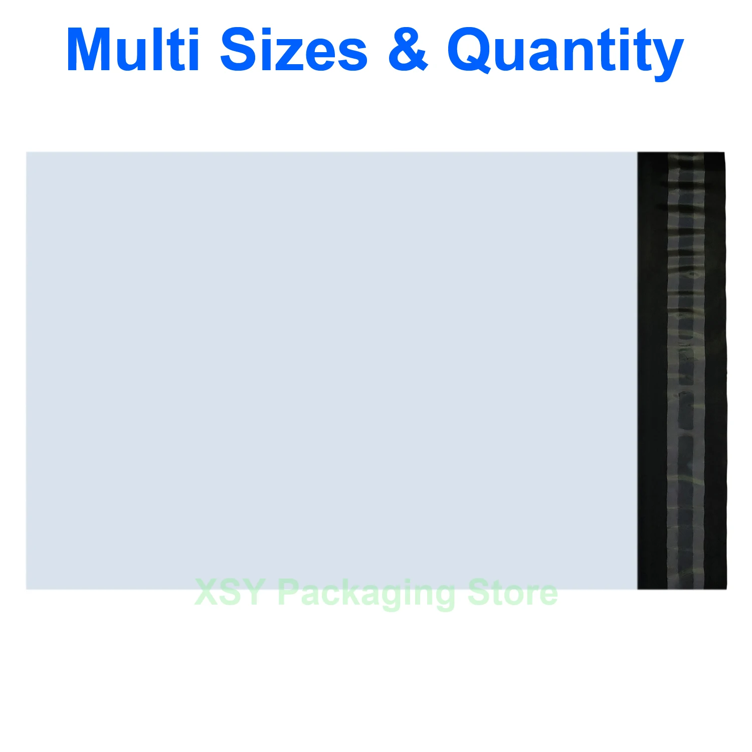 Multi Sizes White Non-Padded Envelopes Poly Mailer Bags (Width 8