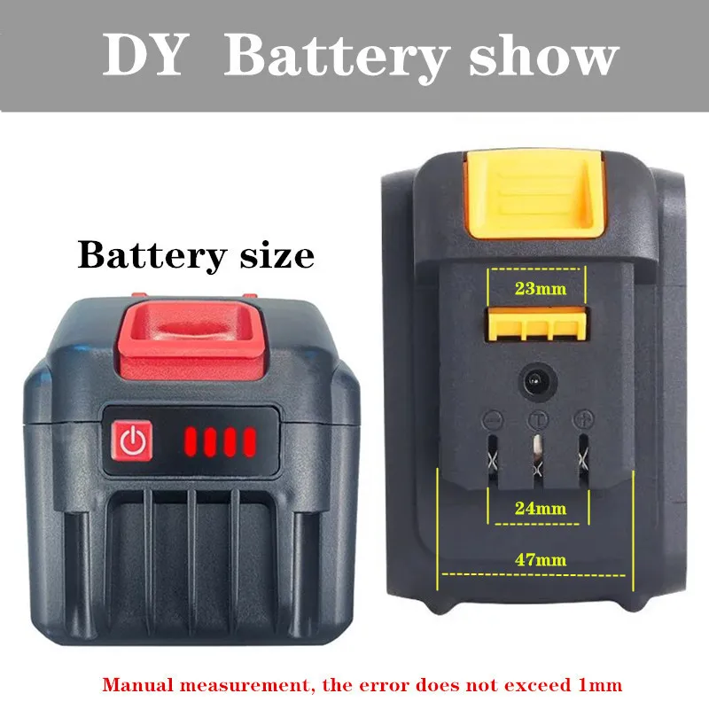 21V Electric Wrench Special Matching Battery Large Capacity 18650 Lithium Battery Pack Power Battery Pack For Electric Saw