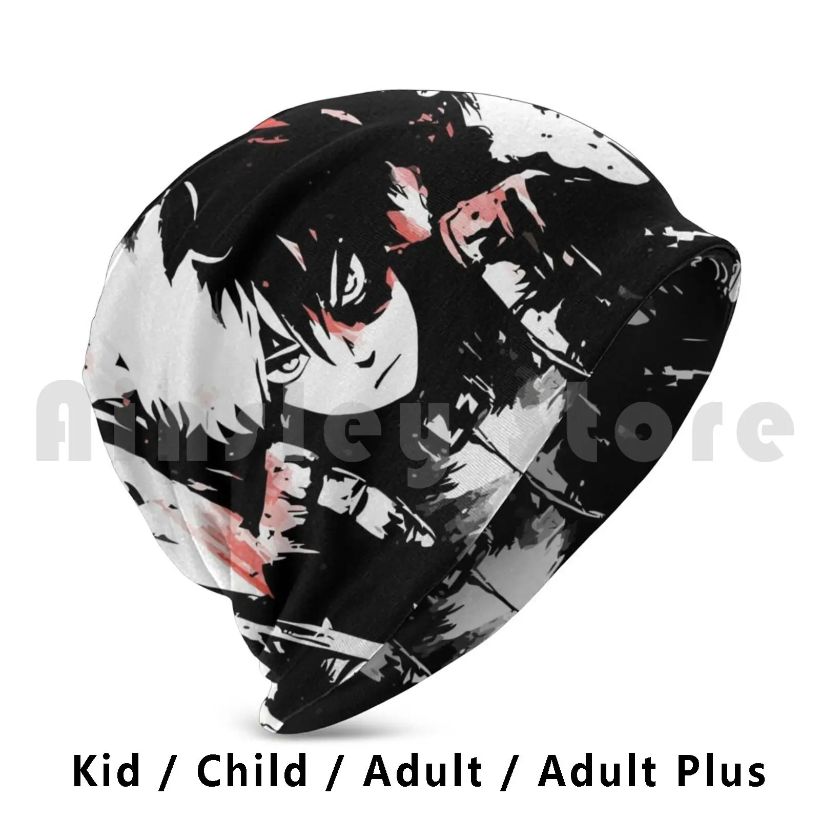 

Todoroki вязаная шапка с распылителем 3062 облегающие шапки с принтом Mha Todoroki Shoto аниме крутой пламени