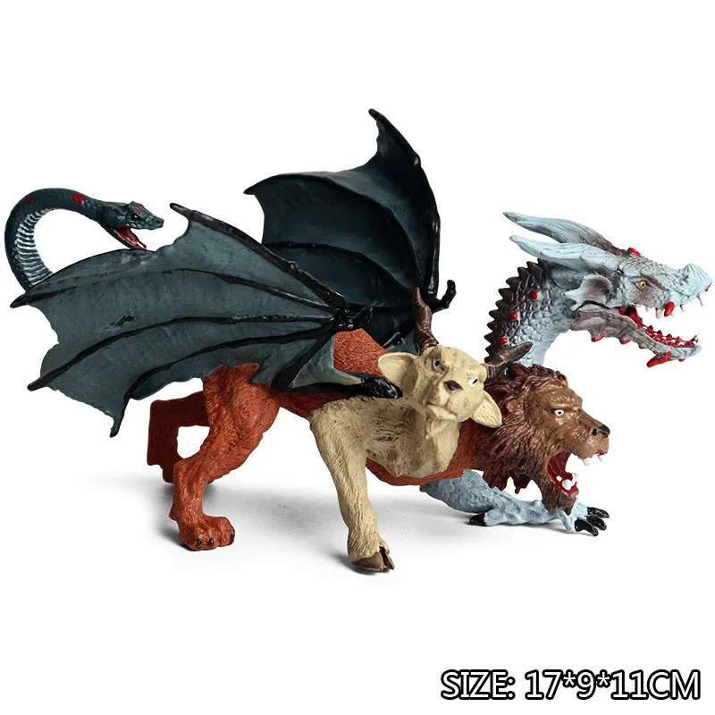 SF 動物シミュレーションモデル飛龍キメラケルベロス伝説動物固体