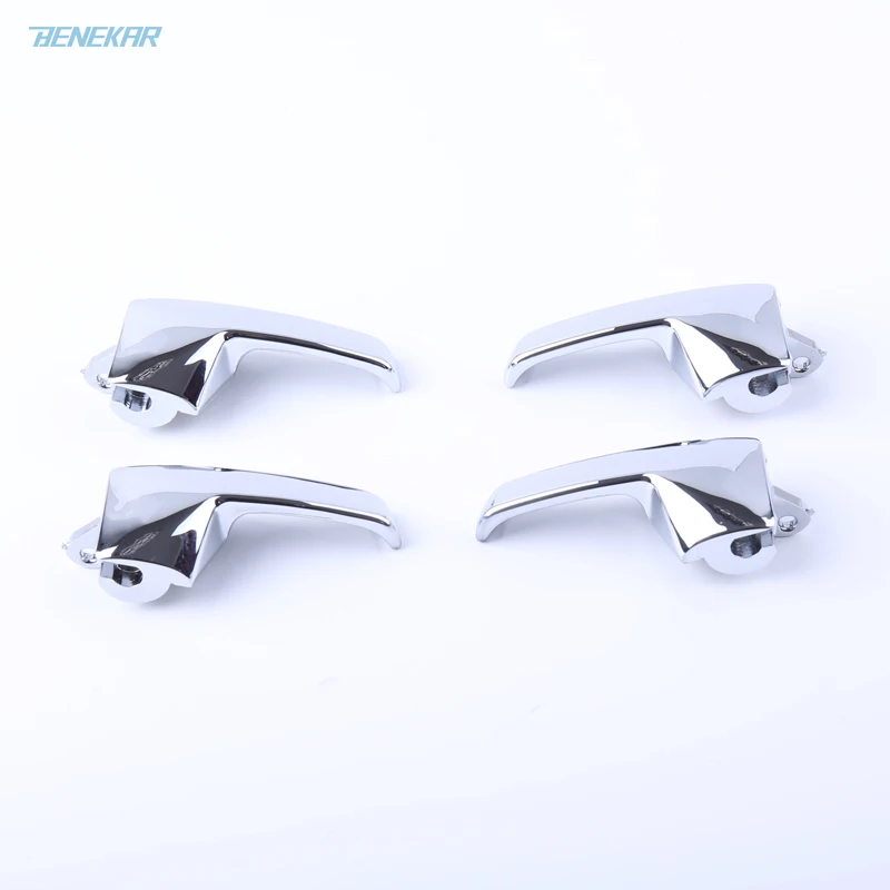 Benekar Left Right Inside Door Handle ABS Chrome for Volkswagen Santana 2000 3000