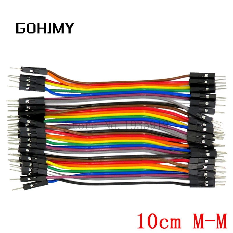 Dupont Line 40Pcs 10CM 40Pin Male To Male + Laki-laki Ke Perempuan dan Perempuan untuk Perempuan Jumper Kawat dupont Kabel untuk Arduino DIY KIT Baru