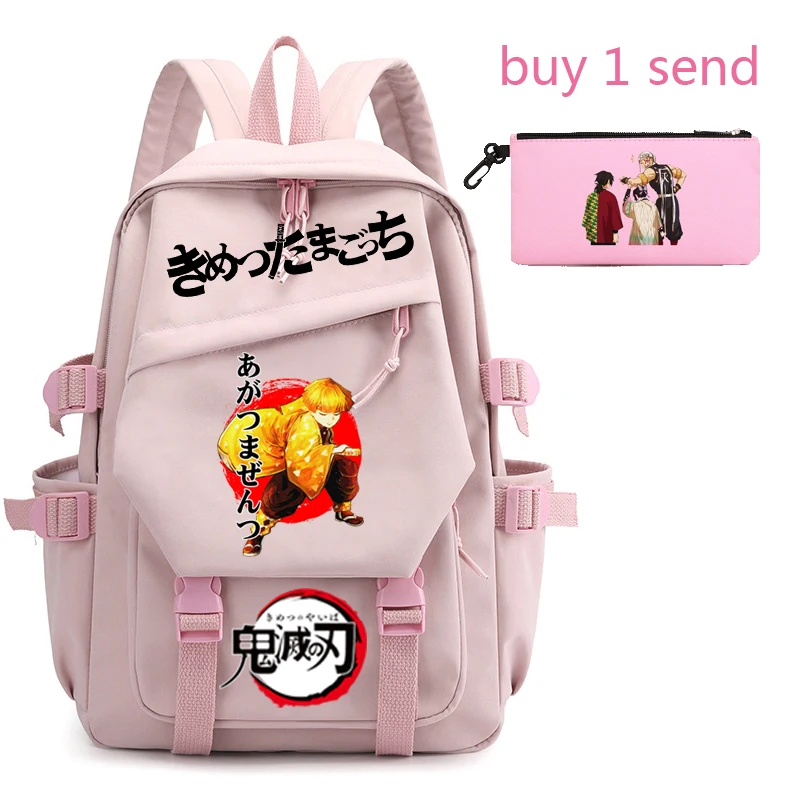 2021 Demon Slayer boy school school bag children backpack canvas travel bag