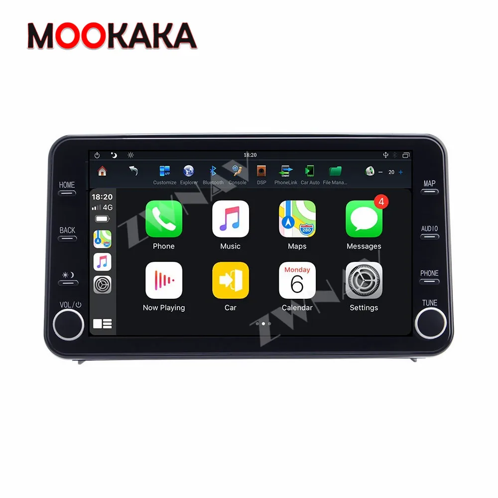 MAX-PAD Android 9.0 4+64G Car Multimedia Player For Toyota Corolla LEVIN 2019+ Wifi Navi Radio Auto Stereo Head Unit DSP Carplay