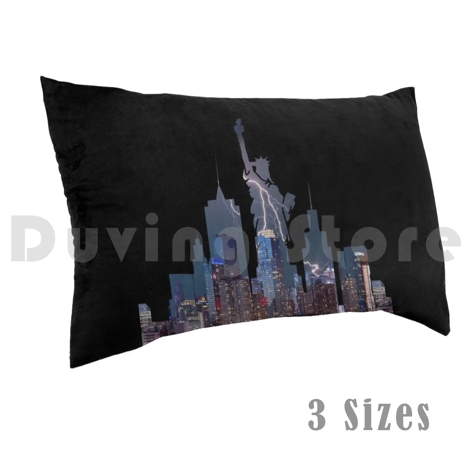 

Lightning New York Pillow Case Printed 35x50 Lightning New York Billy Joel State Of Mind Statue Liberty Usa