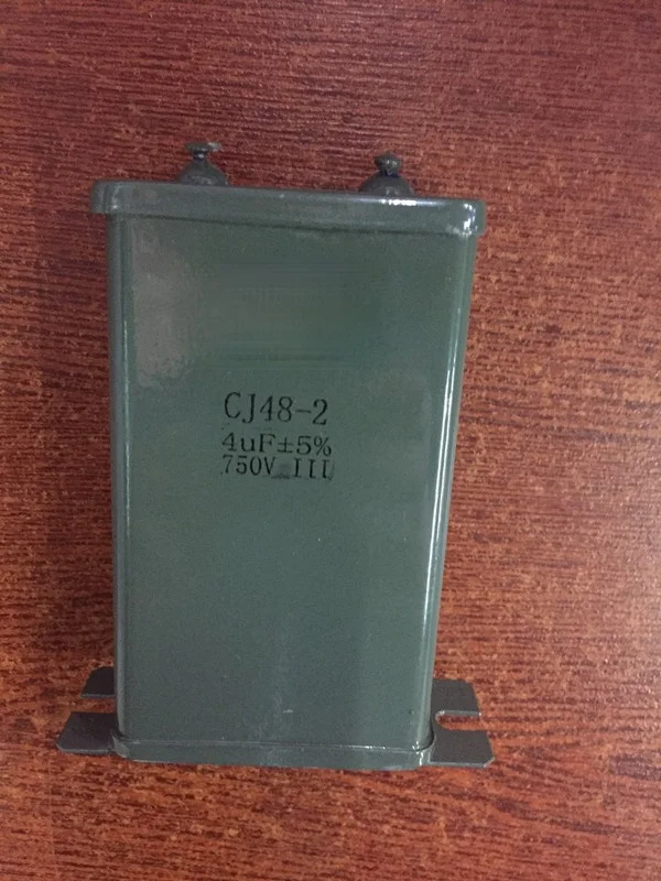 CJ48 Type Fully Sealed AC Metallized Polypropylene Film Capacitor CJ48-2-750V-4UF CBB48