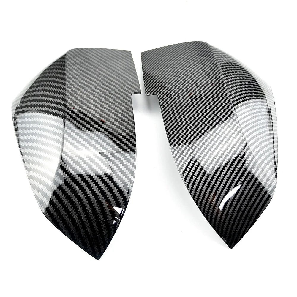 1 Pair Rearview Mirror Cover Side Wing Rear View Mirror Case Covers Glossy Black For BMW F20 F21 F22 F30 F32 F36 X1 F87 M3