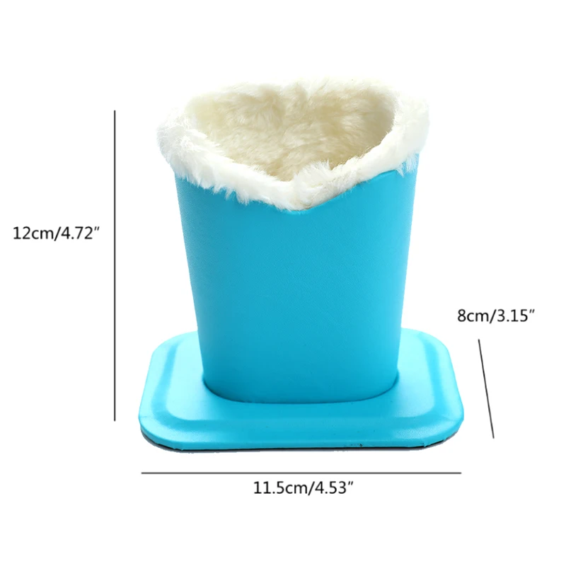 PU Leather Eyeglass Holders Sunglass Stands With Soft Plush Lining Eyeglass Holder Stands Safe Plush Lined Glasses Case