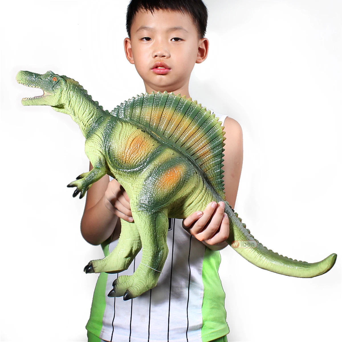 Jurassic period spinosaurus large model soft rubber nectar dragon dinosaur toy large simulation animal boy birthday gift