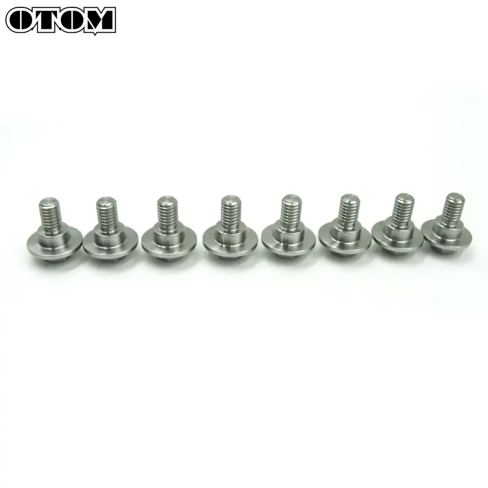 OTOM 8 Pcs Motorcycle Fairing Body Bolts Kit Fastener Clips Screw Nuts For KAWASAKI KX 125 250 500 KX250F KX450F KLX 250R 450R