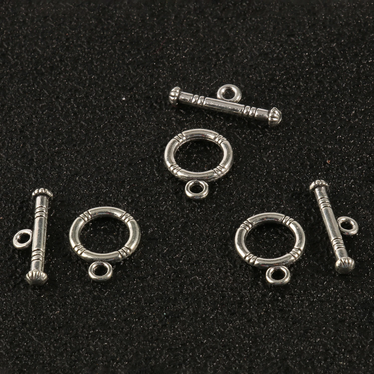 Toggle Clasp Hooks Buckle Connector Accessories OT Clasp Tibetan Silver For Handmade Wristband Choker Jewelry Making Findings