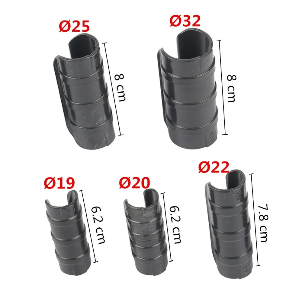 30Pcs 19/20/22/25/32mm Greenhouse Frame Pipe Tube Clips Shade Film Net Sails Clamp Connector Protective Film Pressing Fixed Card