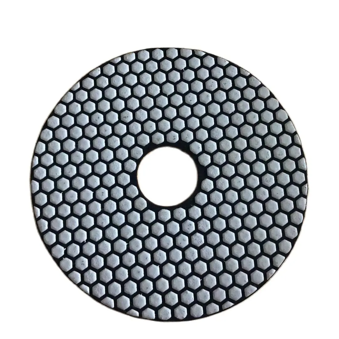 2PCS/Set 8 Inch 200mm Dry Polishing Pad Sharp Type Flexible Diamond Polishing Pad For Granite Marble Stone Sanding Disc