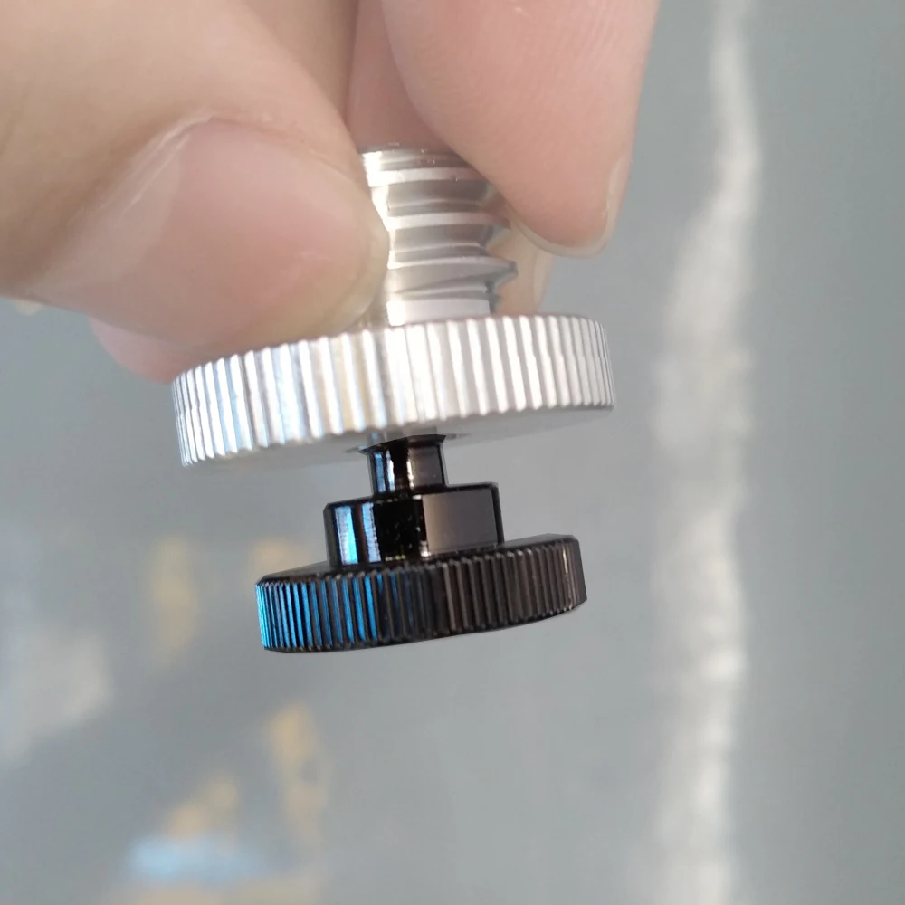 CAMVATE مثبت الكاميرا محول اليد المسمار مع 1/4 "-20 إلى 1/4"-20 الخيوط للإفراج السريع (QR) لوحة وكاميرا ترايبود & Monopod