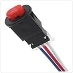 Motorcycle Switch Hazard Light Switch Button Double Flash Warning Emergency Lamp Signal Flasher with 3 Wires Lock