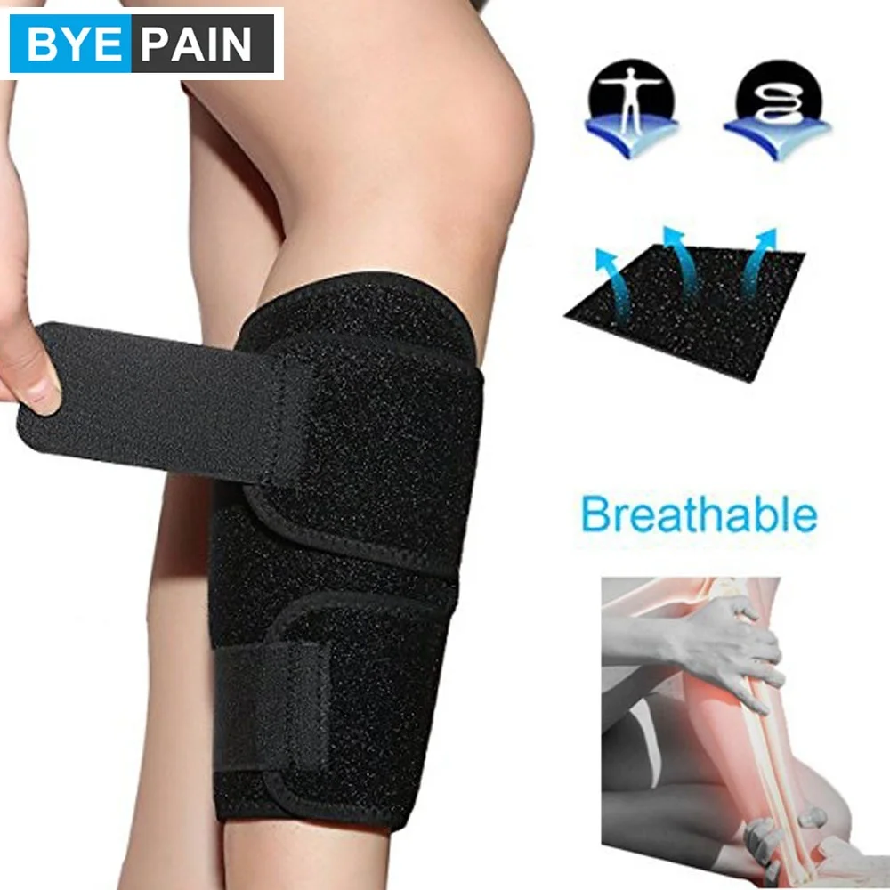 1Pcs BYEPAIN Calf Shin Support Brace, Adjustable Brace Compression Leg Sleeve Wrap Band for Running, Sports - Great Shin Support