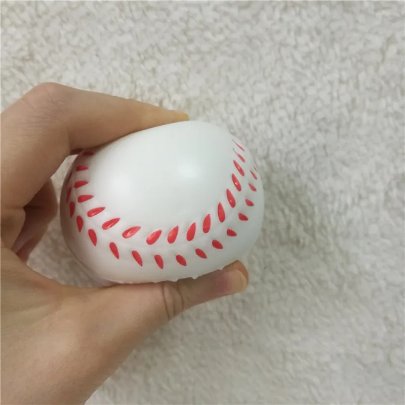 Toys Baseball Anti Stress Ball Soft Foam Rubber Balls Squeeze Squishy Stress Relif Toys for Kids Children 6.3cm/10cm