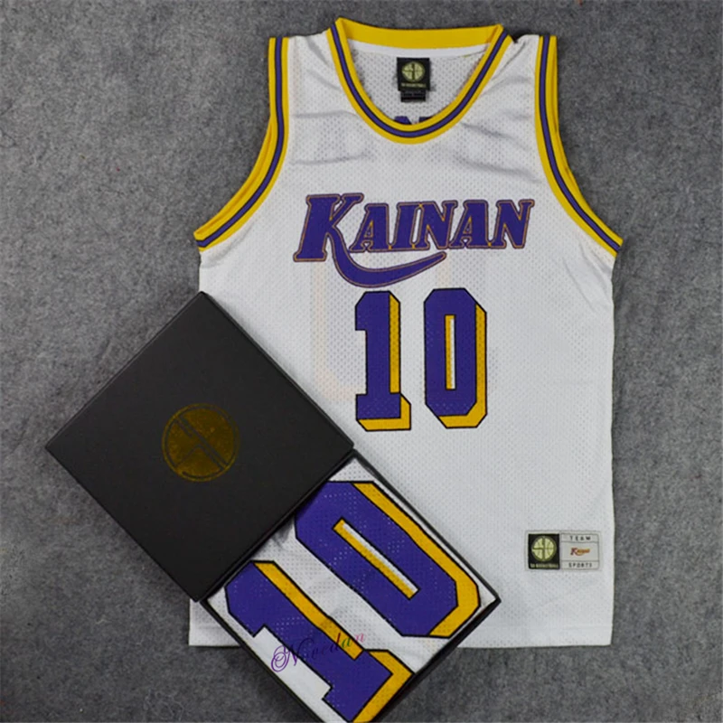 Anime Kainan Point Guard #4 SHINICHI MAKI Cosplay Guest basket Jersey top camicie abbigliamento sportivo uniforme della squadra