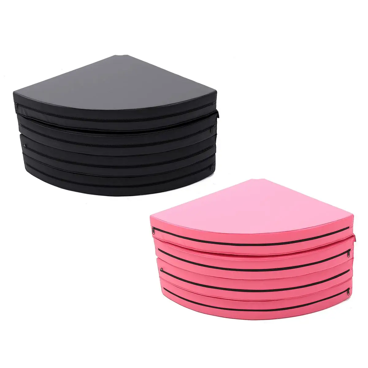 120*5-10cm Foldable Pole Dancing Protect Mat Round Yoga Mats Indoor Gym Fitness Equimpment Exercise Sports Safety Pads Men Women