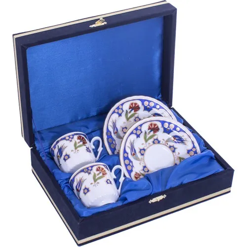 2 pcs, Velvet Boxed Porcelain Coffee Cup Set Tea Coffee Cups Tea Coffee Sets Tea Coffee For Mug