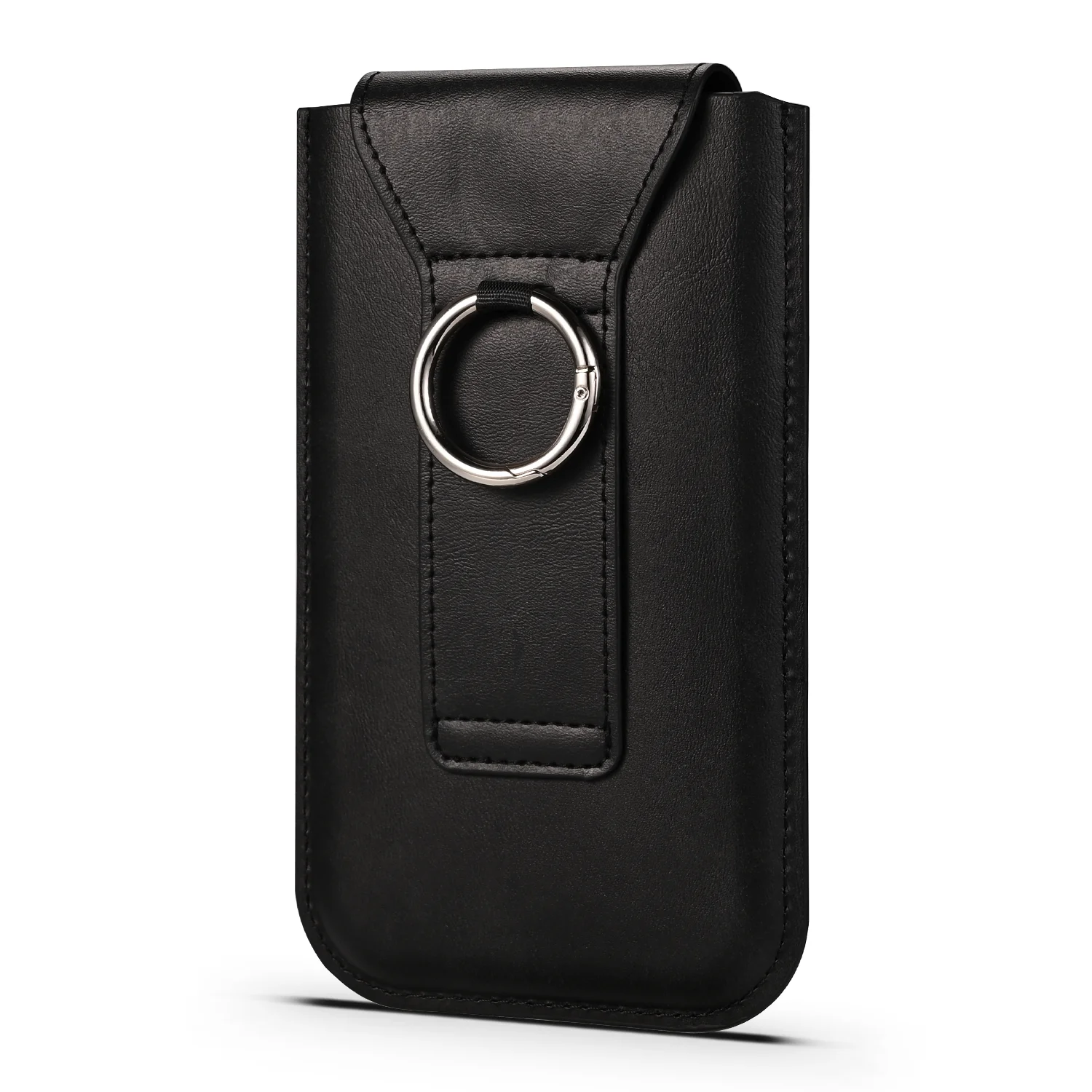 Leather Card Wallet Mobile Phone Belt Clip Case Vertical Men Waist Bag Holster For iPhone Samsung Xiaomi Huawei Smartphone Pouch