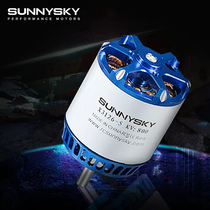 Sunnysky X3126-III 550KV 6S 800KV 3-4S Brushless Motor For 30E Fixed Wing 3D 3A Ultimate Power Motor  Drone Frame