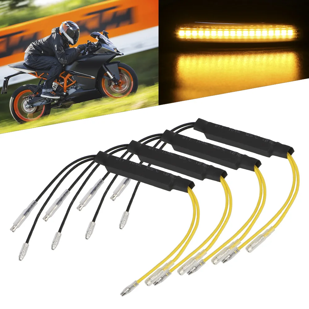 LED Turn Signal lights Motorcycle Flasher Solve Blinker Error 12V 21W Fault Decoder Indicator Load Resistor AMS Cement