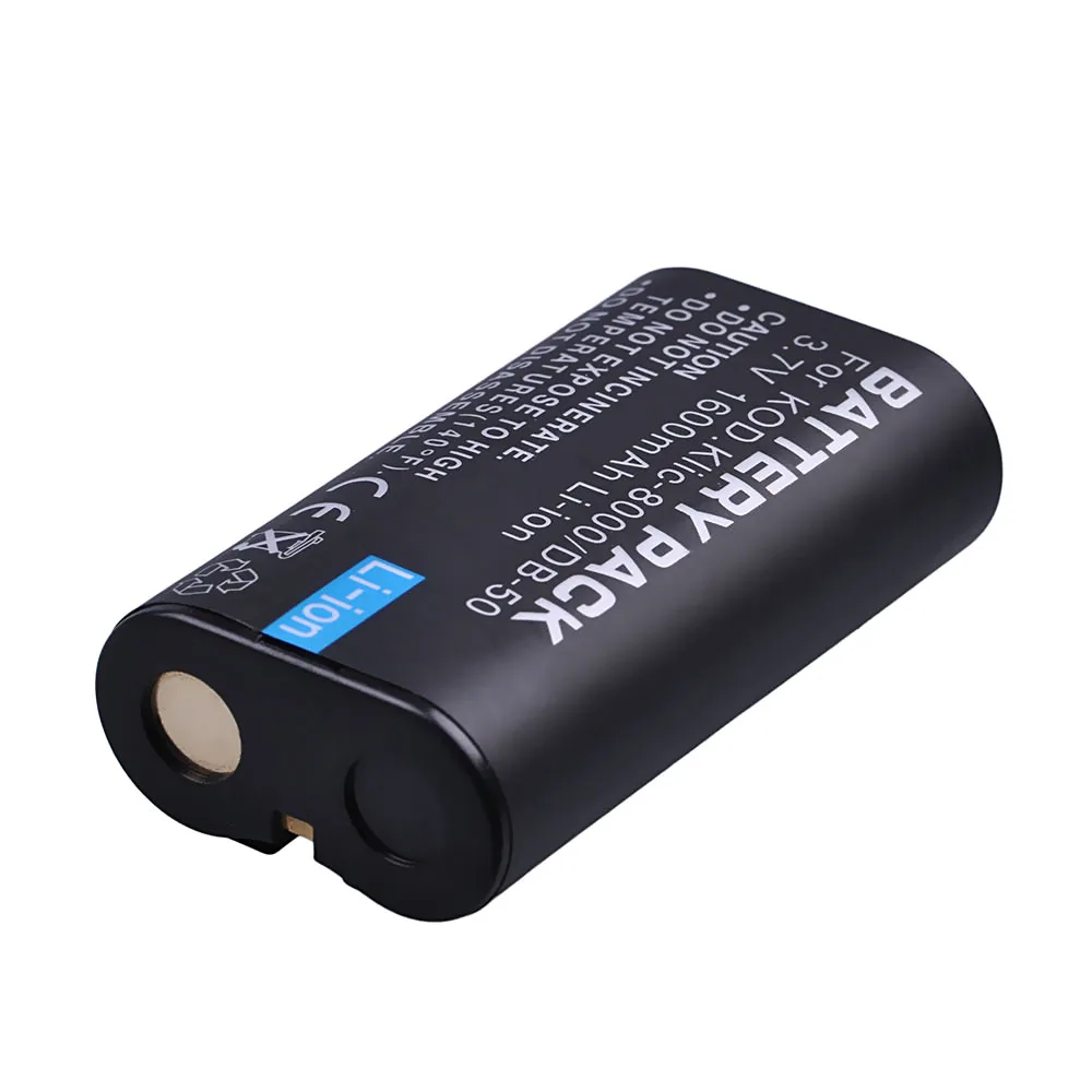 1Pcs KLIC-8000 KLIC 8000 Battery for Kodak Easyshare Zx1 ZxD Z612 Z712 Z812 Z1085 Z1015 Z1012 Z1485 Z8612 IS Cameras Richo DB-50