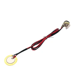 Prewired Pickup Piezo Drum Trigger Transducer W/ 27mm Piezo Disc For Guitar