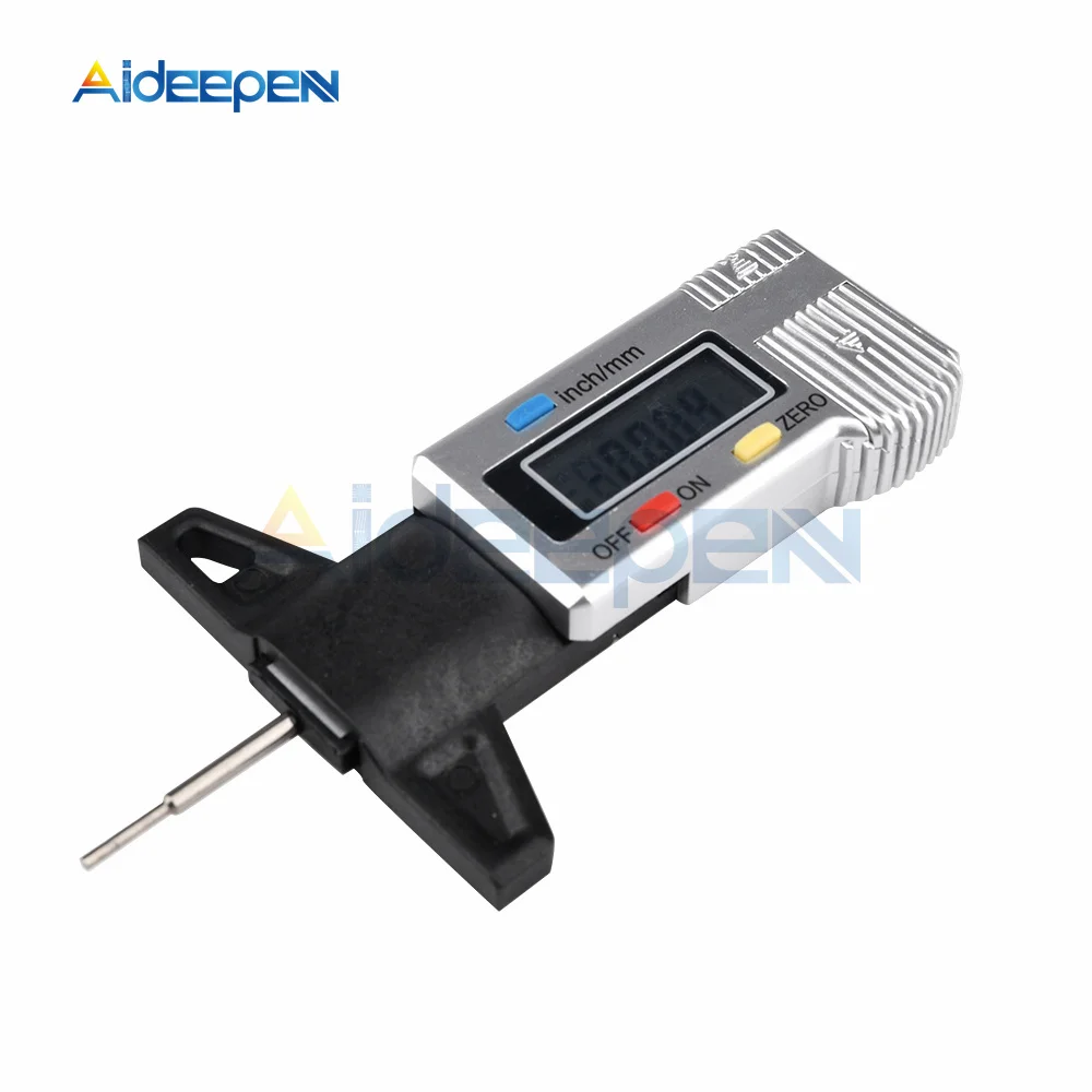 Digital Car Tyre Tire Tread Depth Gauge Meter Auto Tire Wear Detection Measuring Tool Caliper Thickness Gauges Monitoring System