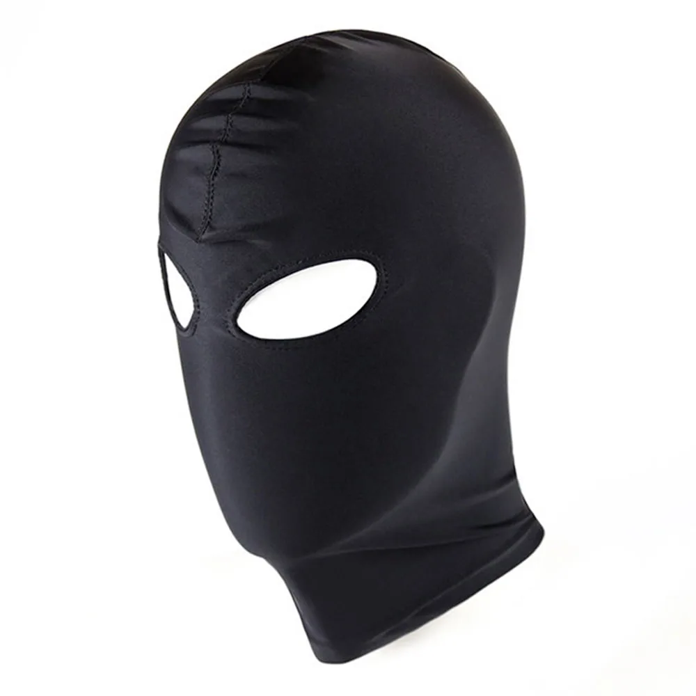 IKOKY Slave Sexy Head Mask Sex Headgear SM Bondage Restraint Hood Mask Adult Games 1 Piece Sex Toys for Couple Erotic Toys