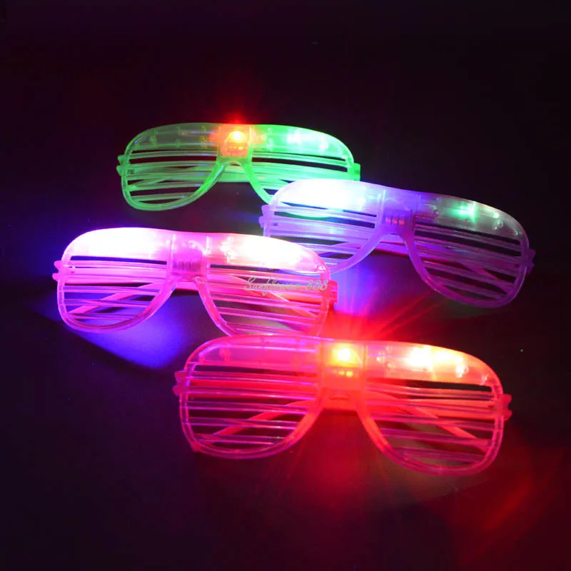 

24pcs LED Blinds Party Concert Bar Club Glasses Children Toys Adult Birthday Decoration Carnival Wedding Festival