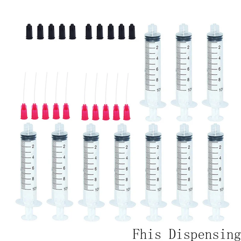 Ống Tiêm 10Ml + 1.5 "Trang 25G Linh Hoạt Đầu Với EFD Gói 5