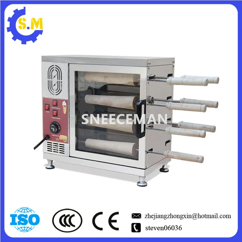 

kurtoskalacs chimney cake oven Hungary Chimney bread roll machine
