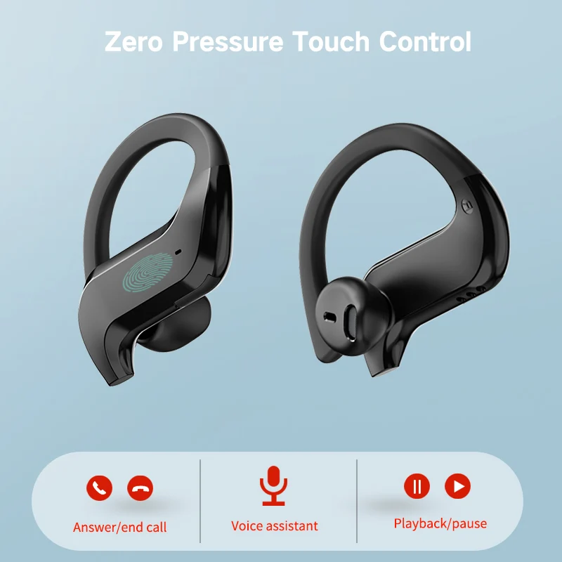 MD03 TWS سماعات بلوتوث 5.0 سماعة رأس لاسلكية التوصيل العظام 9D HiFi ستيريو الرياضة يدوي مع ميكروفون