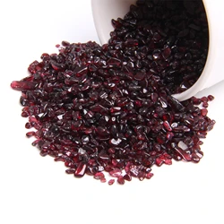 50 G Natural Garnet Chips Stone Undrilled Chips Beads Tiny Nugget Gravel Loose Rock Beads For DIY Making Jewelry Craft Decor