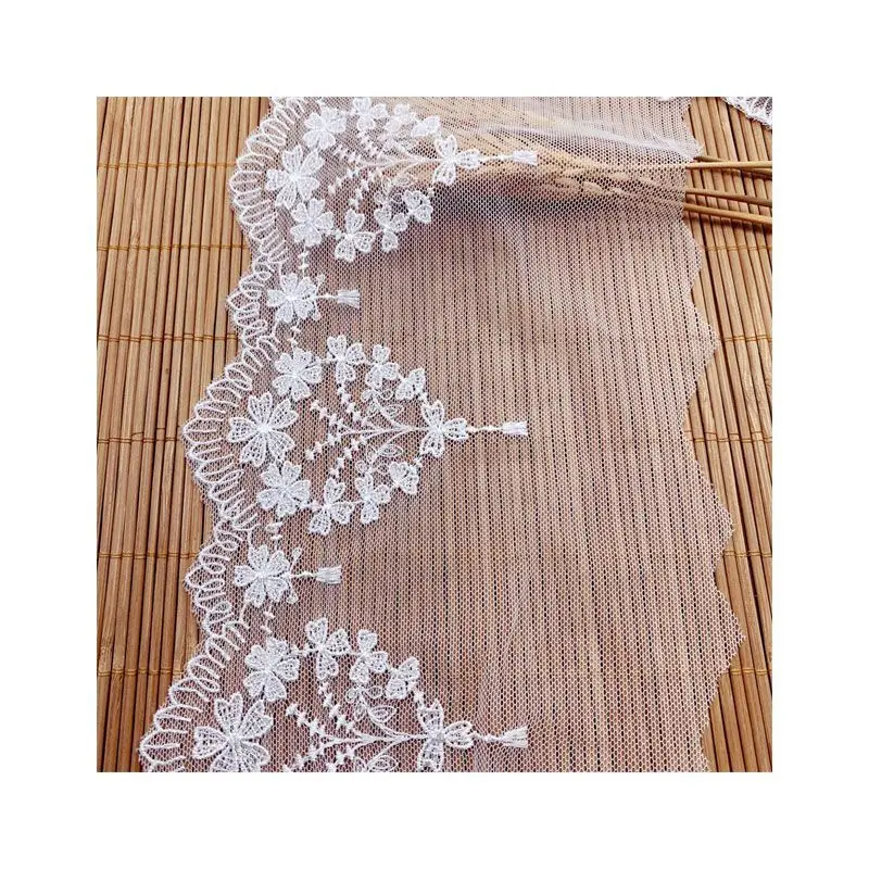 Mesh Embroidery Lace Fabrics Tulle Fabric Lace DIY Wedding Lolita Dress Clothing Garment Accessories