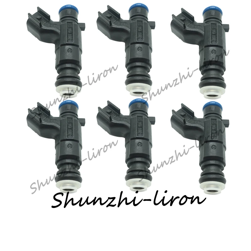 6pcs Fuel Injector Nozzle For 2004~2008 SRX 2004~2008 2005~2007 3.6L V6 for Cadillac 0280156131 12571159