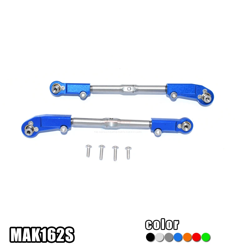 GPMALUMINUM+STAINLESS STEEL ADJUSTABLE FRONT STEERING TIE ROD For  1/8 ARRMA OUTCAST 6S BLX STUNT TRUCK RC Upgrade