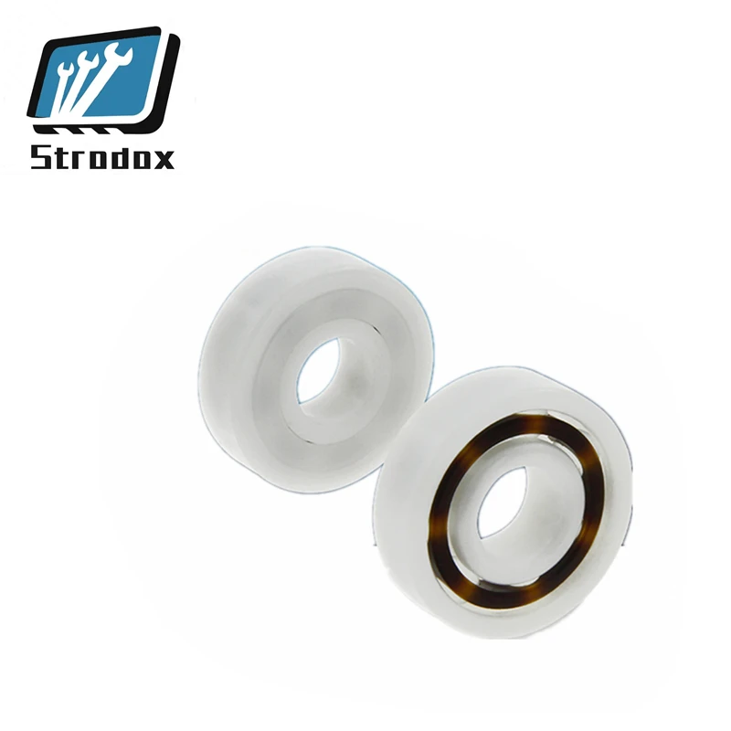 10pcs Nylon Plastic Ball Bearing POM6200 POM6201 POM6202 POM6203 POM6204 POM6205 shaft housing rolamento pulley CNC bearings